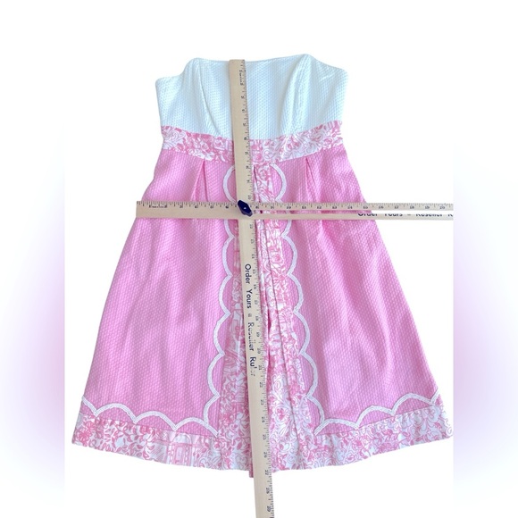 Lilly Pulitzer Jubilee strapless dress - Picture 3 of 6